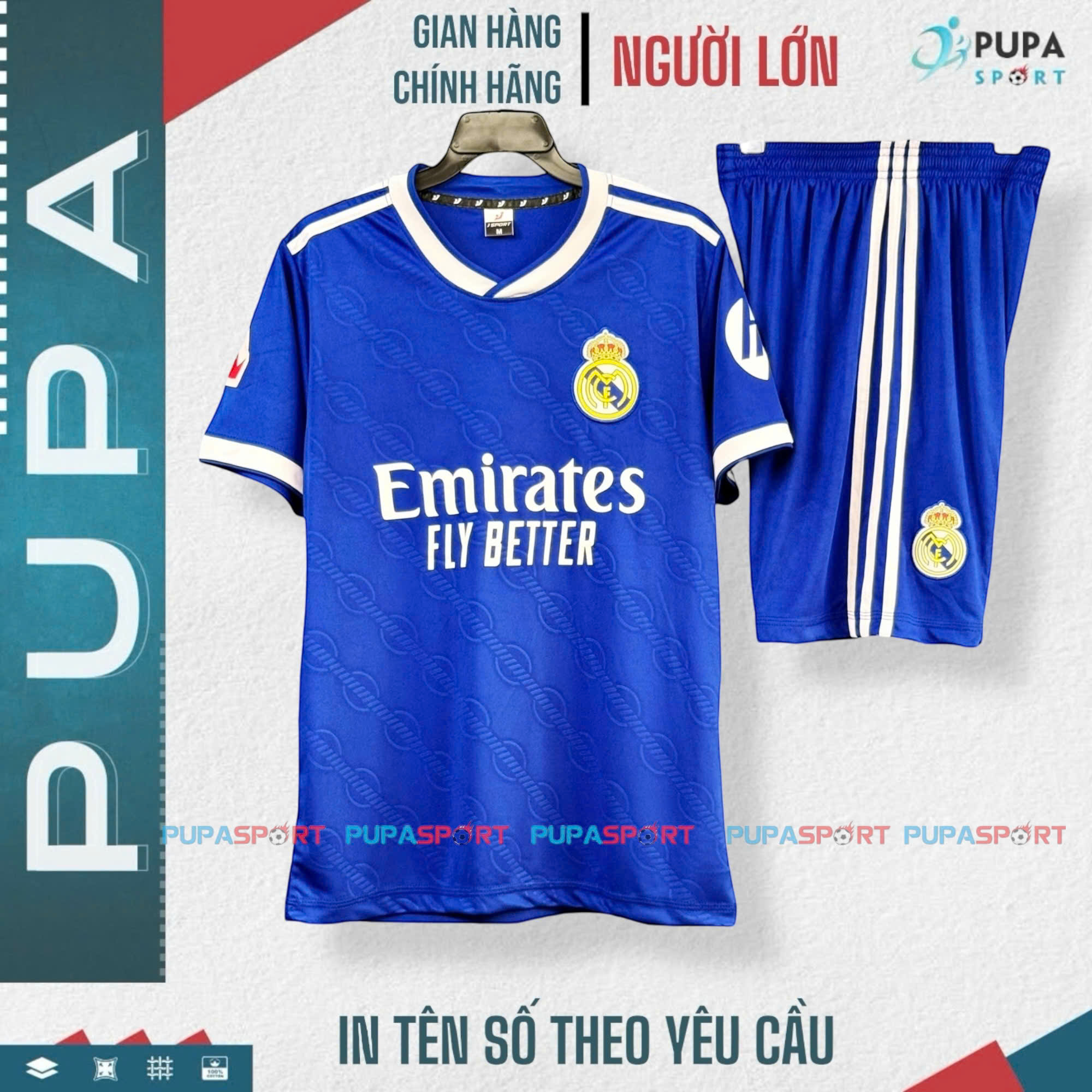 Áo Real Madrid Xanh