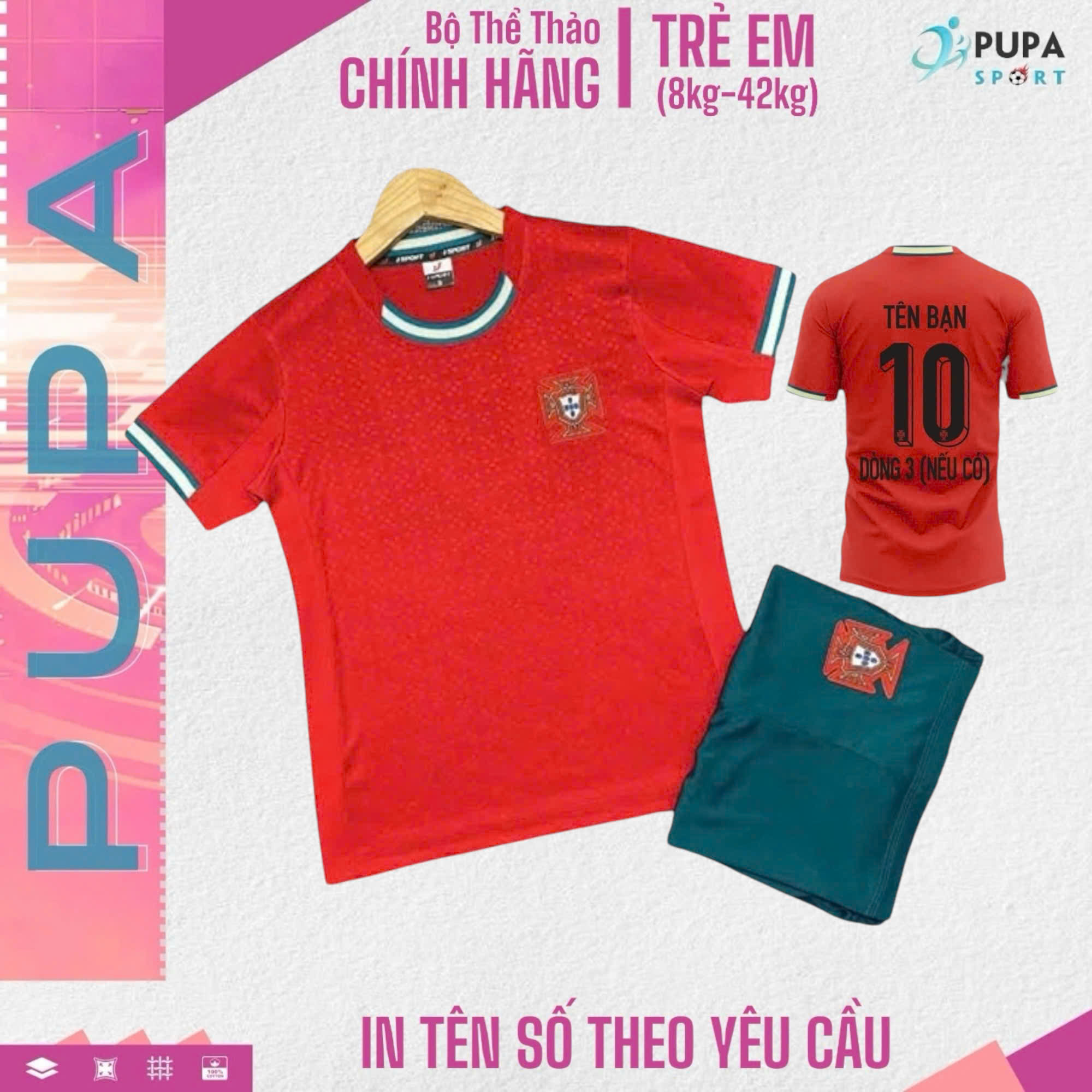 Áo Bồ Đào Nha Trẻ Em