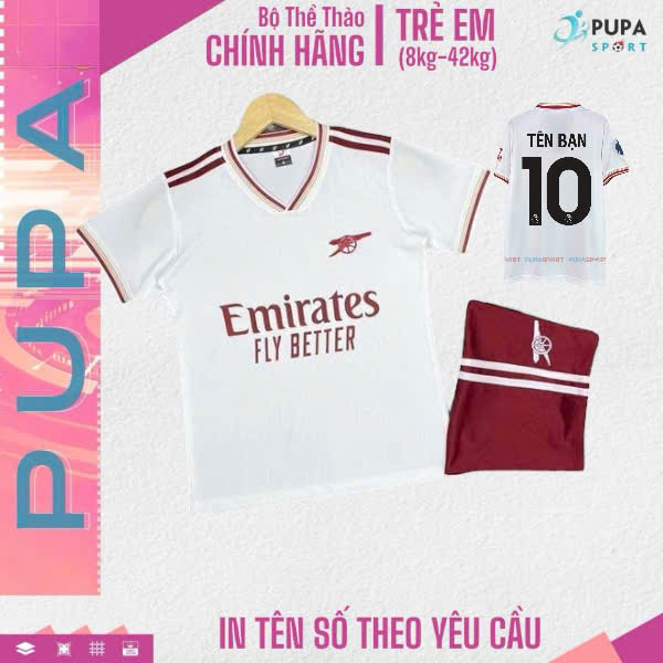 Áo Arsenal Trắng