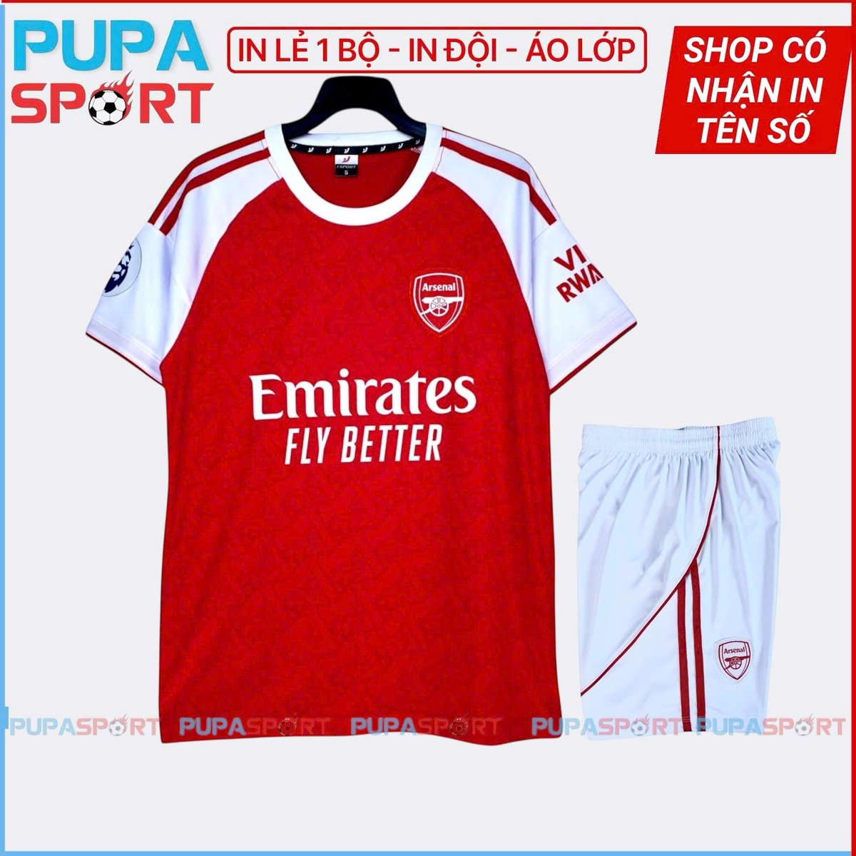 JP - CLB ARSENAL 25/26 - MÀU ĐỎ