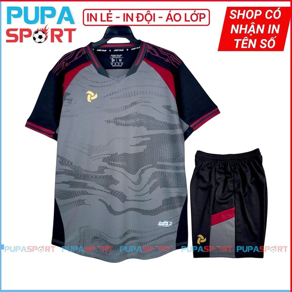 JP - ÁO KHÔNG LOGO STRIKER II - MÀU XÁM ĐEN