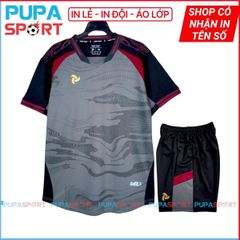 JP - ÁO KHÔNG LOGO STRIKER II - MÀU XÁM ĐEN