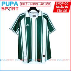 BULBAL - ÁO KHÔNG LOGO HERITA - TRẮNG XANH LÁ