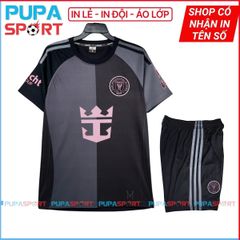 JP - CLB MIAMI 2025 vải thun lạnh cao cấp - TRẮNG XÁM