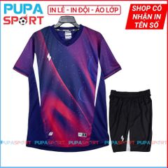 STRIVEND - Áo bóng đá không logo Strivend V7 vải Bezel -TÍM