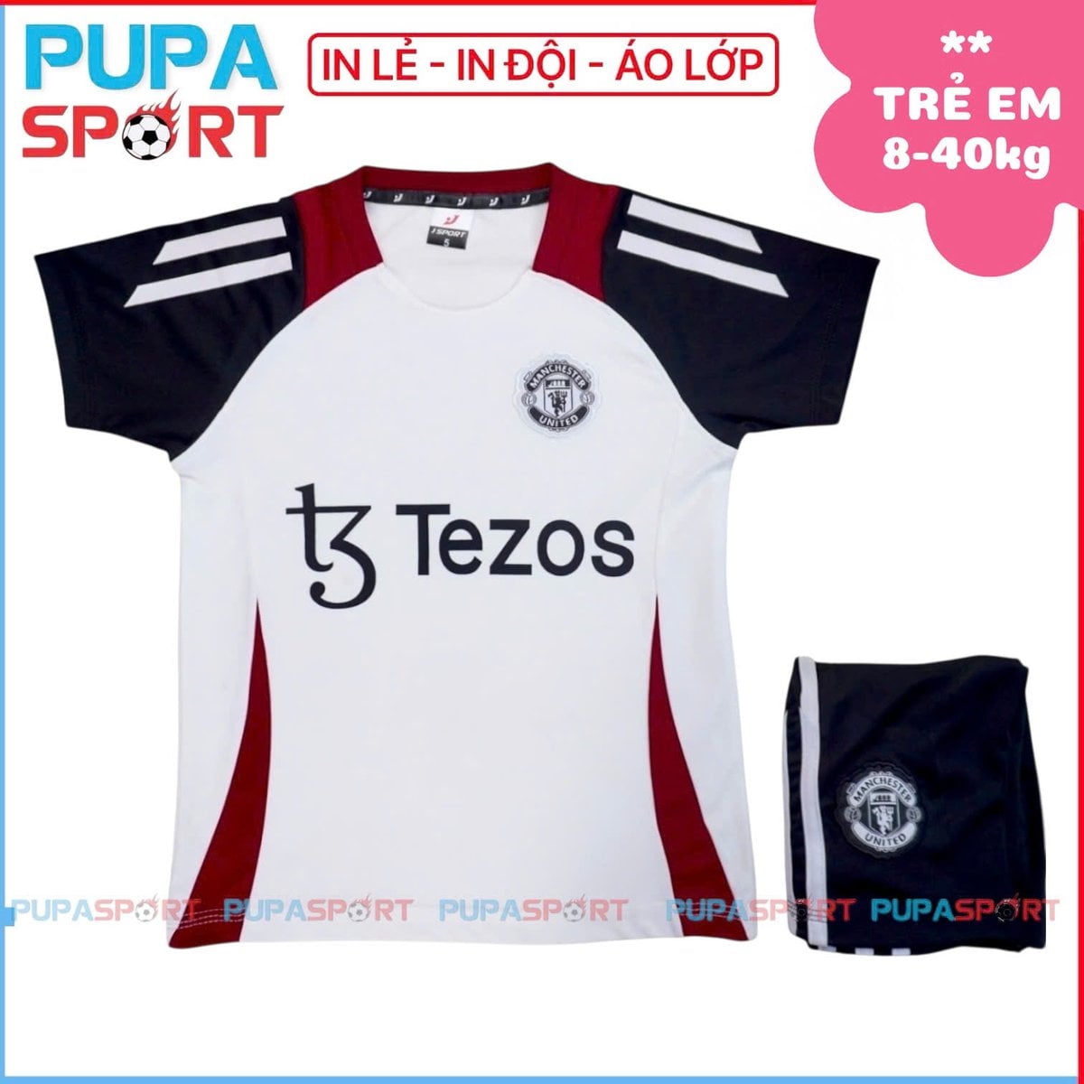 TRẺ EM - JP - CLB MU TRẮNG ĐEN