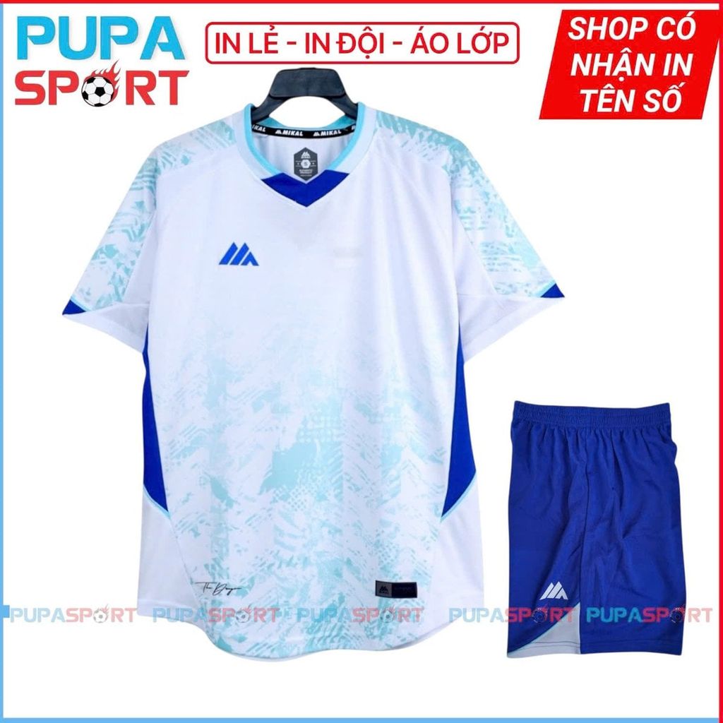 MIKAL RAVID 3.0 - TRẮNG XANH - Chất vải thun mè cao cấp