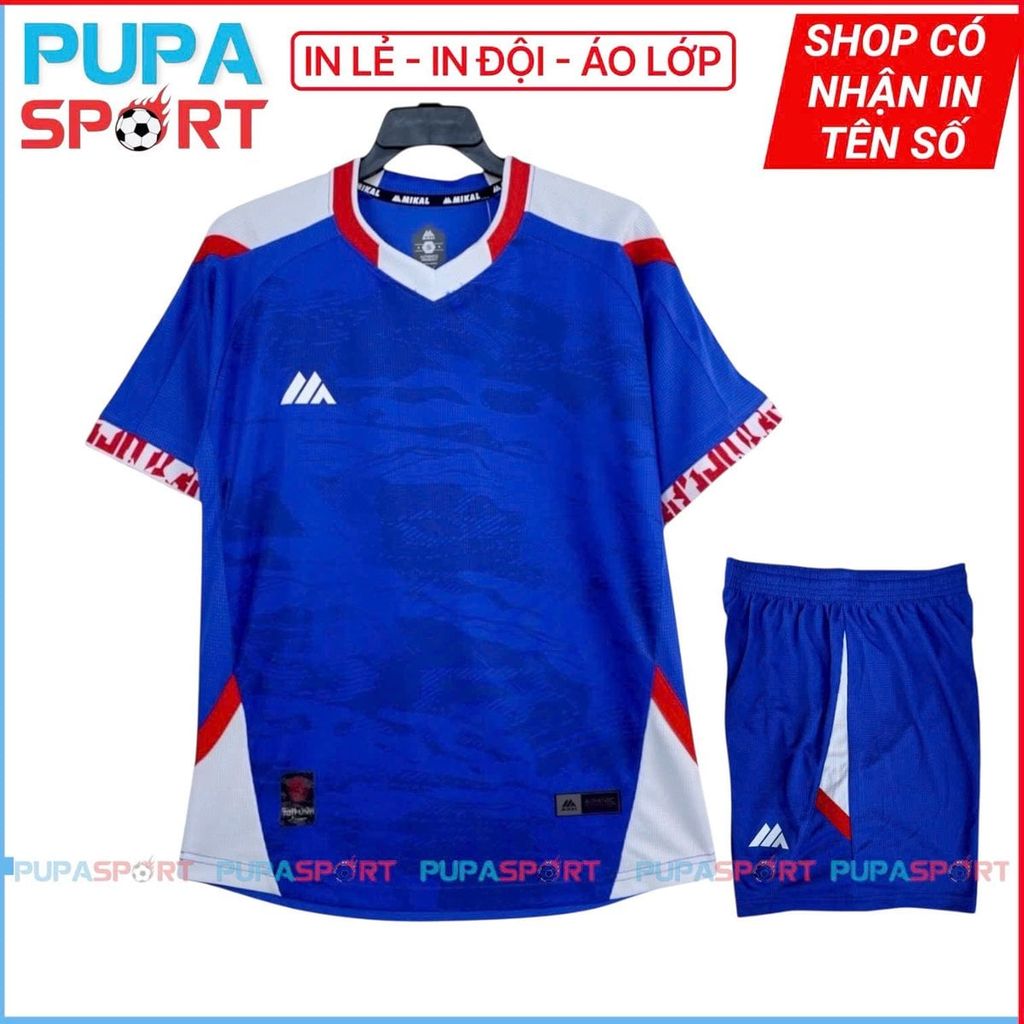 MIKAL RAVID 2.0 - XANH PHỐI TRẮNG - Chất vải thun mè cao cấp