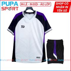 BULBALL - PREDATOR 5 - TRẮNG - Bộ Ko logo vải Bul Air cao cấp