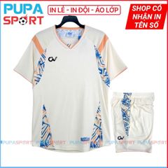 RIKI - Bộ Không logo CV C550 thun mè cao cấp - KEM