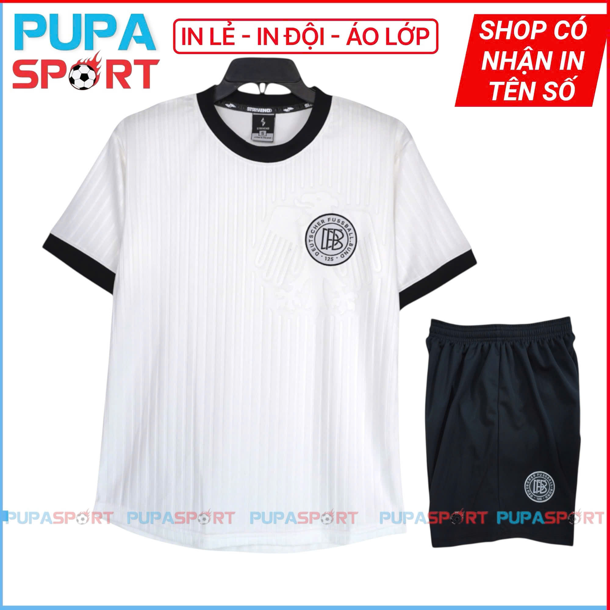 STRIVEND - ÁO TUYỂN ĐỨC KỶ NIỆM - MÀU TRẮNG