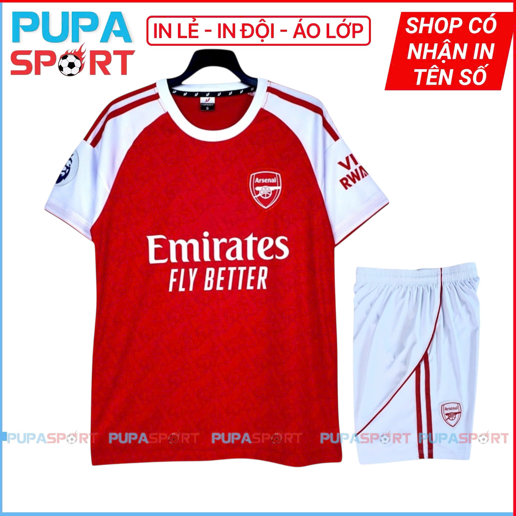 JP - CLB ARSENAL 25/26 - MÀU ĐỎ