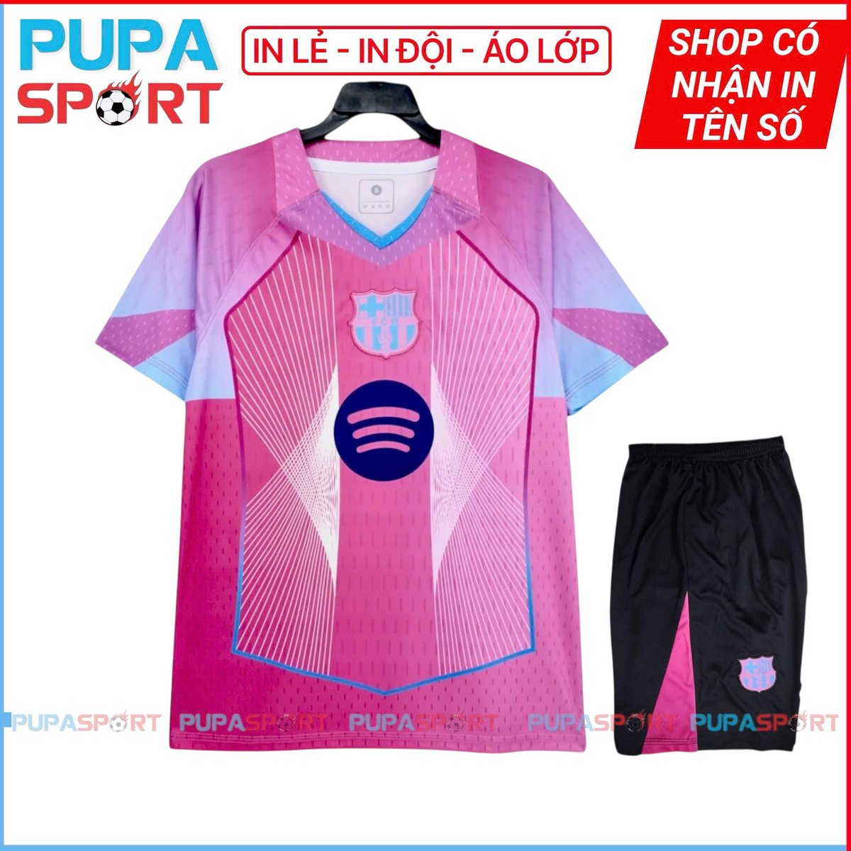 JP - CLB BARCA - MÀU HỒNG