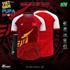 AMAC - BỘ KHÔNG LOGO VIỆT NAM ÂU LẠC - ĐỎ