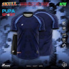 AMAC - SKULL - XANH NAVY