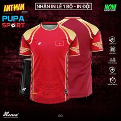 AMAC - BỘ KHÔNG LOGO - VIỆT NAM A7 - MÀU ĐỎ