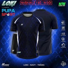 AMAC - BỘ KHÔNG LOGO - LOKI - XANH NAVY