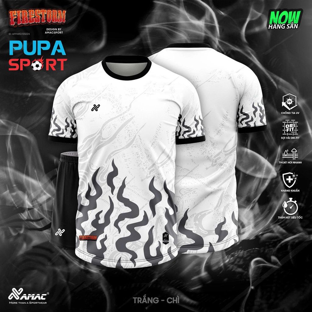 AMAC FIRE STORM TRẮNG ĐEN