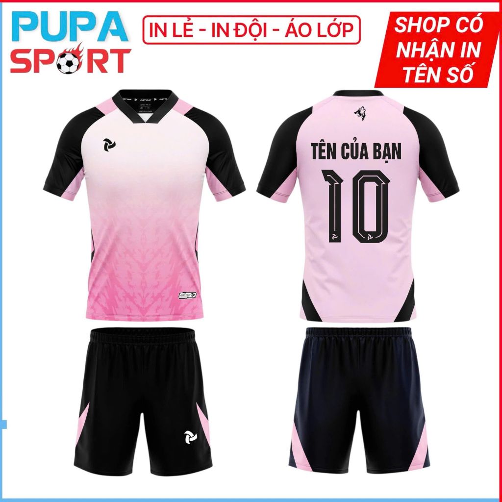 JP - ÁO KHÔNG LOGO WOLVES - HỒNG