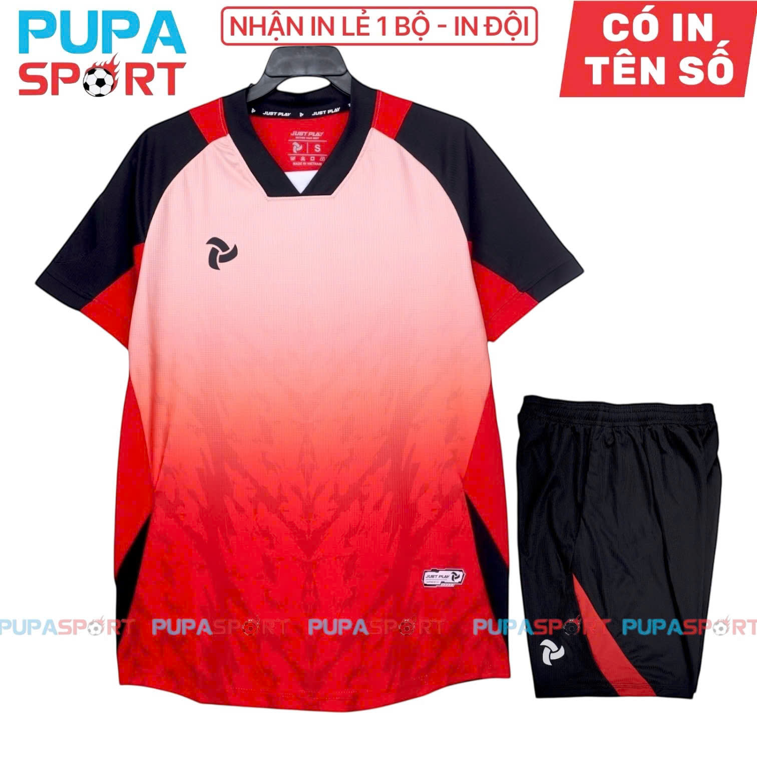 JP - ÁO KHÔNG LOGO WOLVE S - ĐỎ