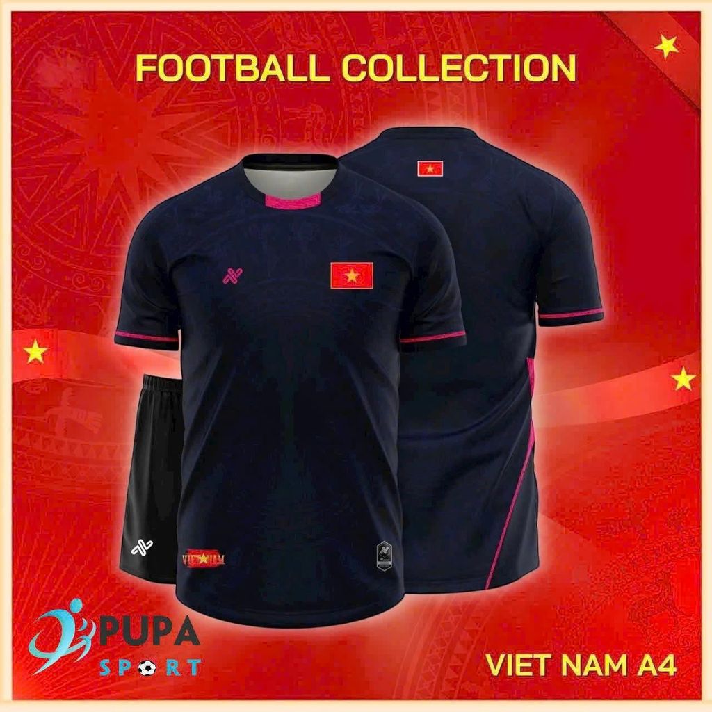 AMAC - BỘ KHÔNG LOGO - VIỆT NAM A4 - XANH ĐEN