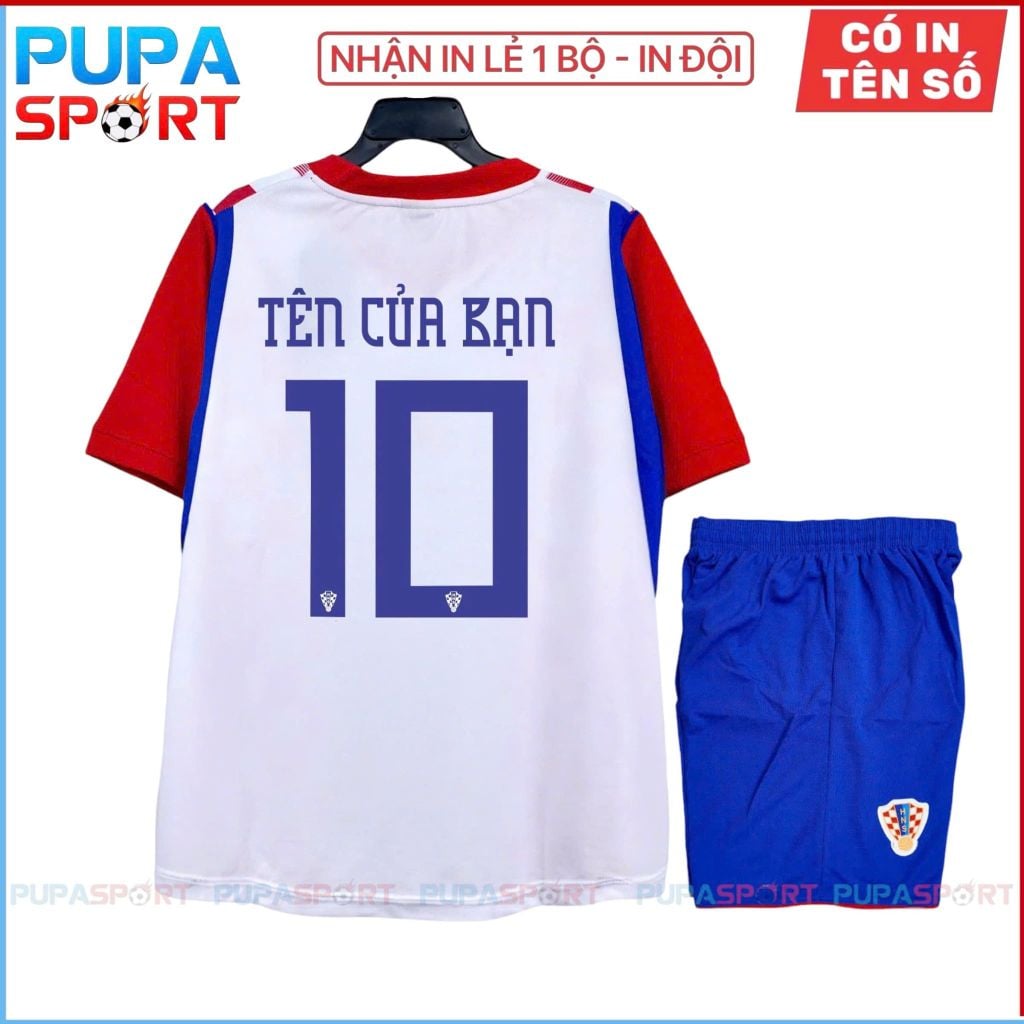 HD - TUYỂN CROATIA WC 2026 - MÀU TRẮNG ĐỎ