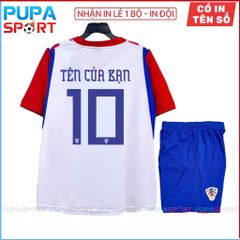 HD - TUYỂN CROATIA WC 2026 - MÀU TRẮNG ĐỎ