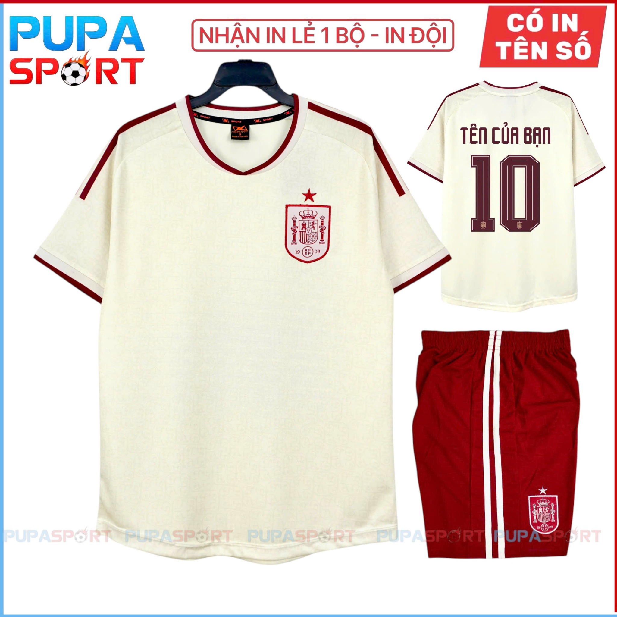HD - TUYỂN TÂY BAN NHA SÂN KHÁCH WC 2026 - MÀU KEM