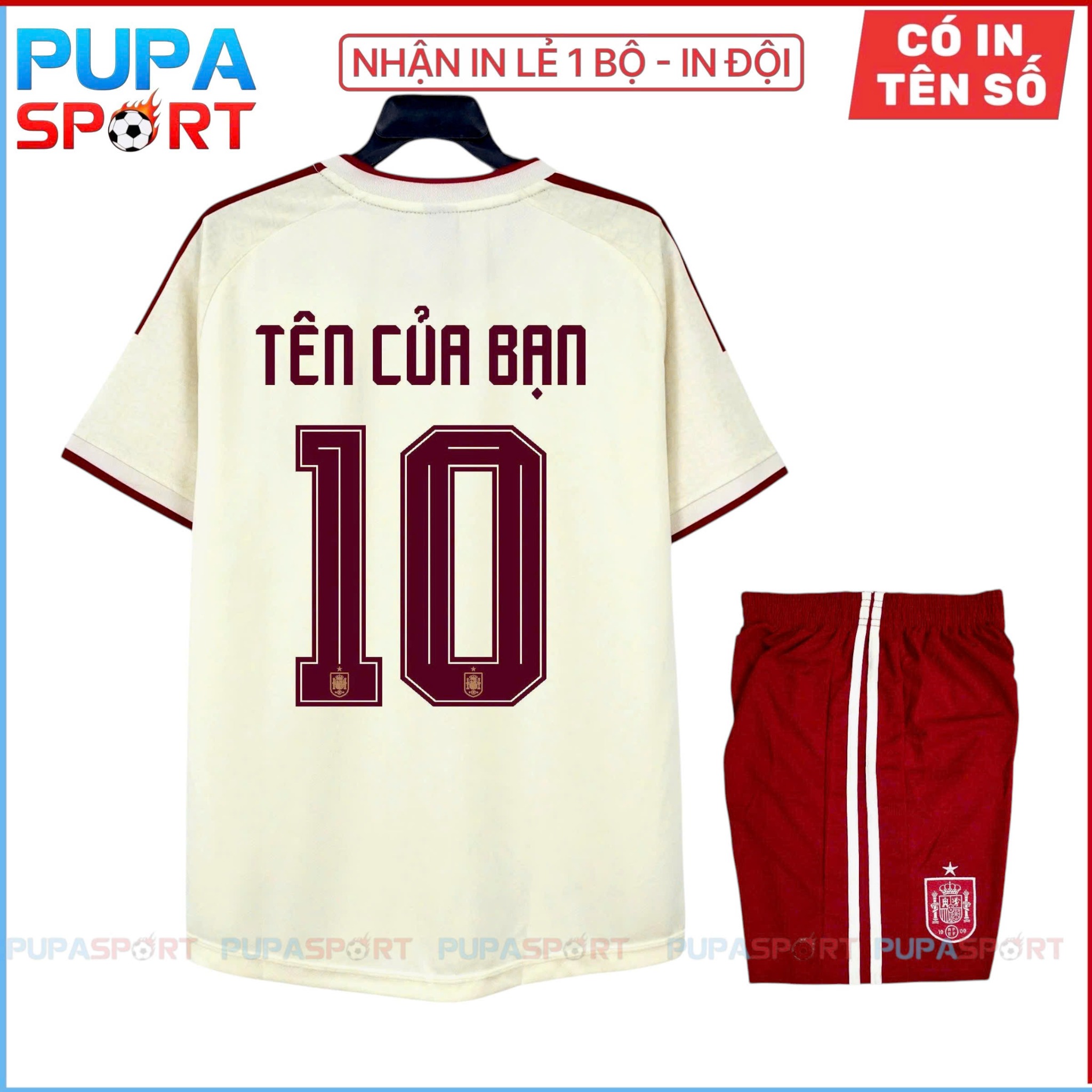 HD - TUYỂN TÂY BAN NHA SÂN KHÁCH WC 2026 - MÀU KEM
