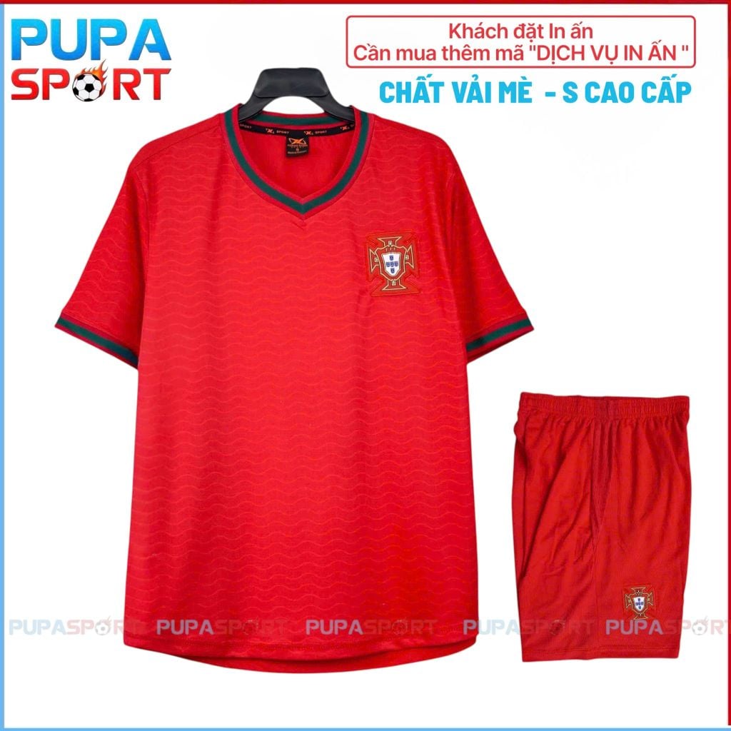 HD - TUYỂN BỒ ĐÀO NHA/SÂN NHÀ WC 2026 - MÀU ĐỎ QUẦN ĐỎ