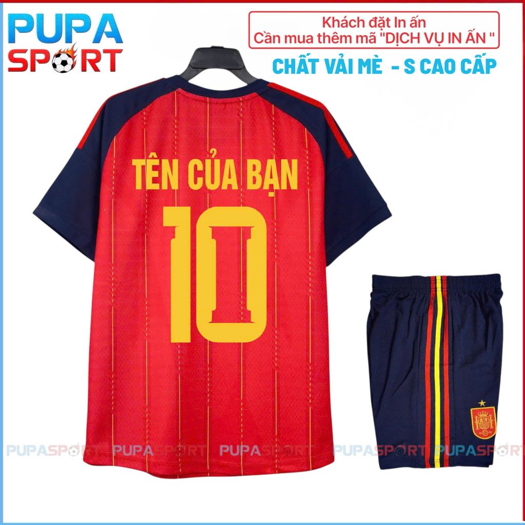 HD - TUYỂN TÂY BAN NHA WC 2026 - MÀU ĐỎ