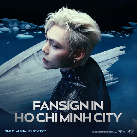 THE 1ST ALBUM JEY B “-37°C” (Random Ver.) | Fansign Event in Ho Chi Minh City