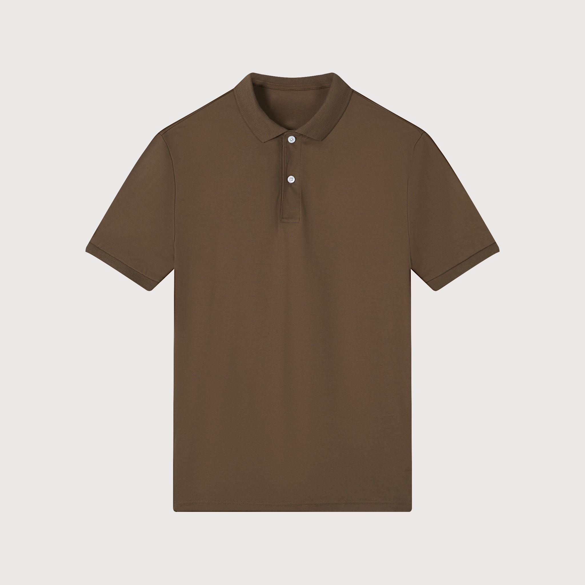  Men's Flat Knit Collar Polo 