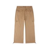  Zip-Fly Cargo Pants with Pleats and Hem Adjuster 