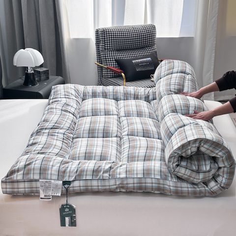 TOPPER KHÁCH SẠN | LOGAN & MASON HOTEL TOPPER EVERYDAY COMFORT | ID05 COLOR MODERN PLAID PATTERN