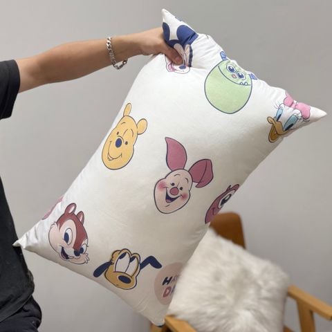 Ruột Gối Bông Đậu Cotton Đũi của nhà MARK HOME size 48*74cm Gia đình Disney
