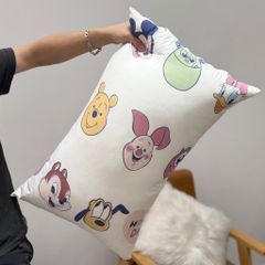 Ruột Gối Bông Đậu Cotton Đũi của nhà MARK HOME size 48*74cm Gia đình Disney