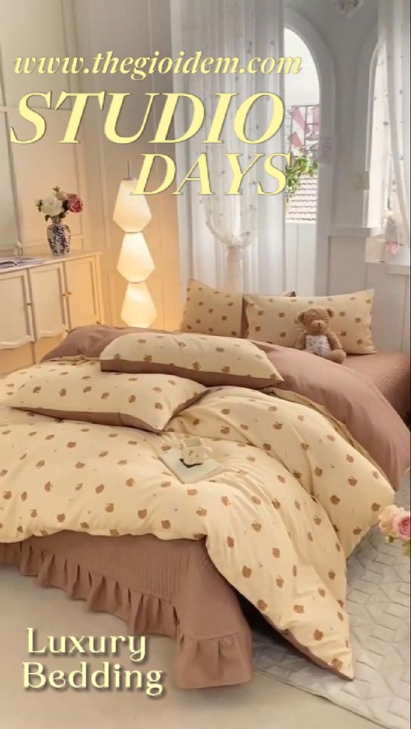 4Pcs Cotton Đũi Vintage Chần Phủ Freesize CodeSku84098