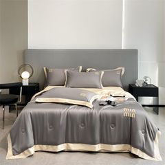 4Pcs Satin Babric | MinMin Standard Bedsets Summer Blanket | ID ALL12COL4PCSSFABRICMIN