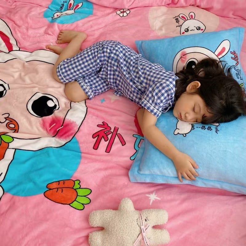 Set 4 Món Nỉ Nhung 200gr hình in 3D Rappy