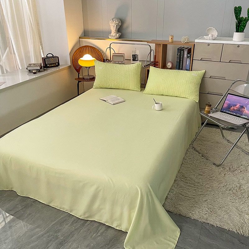 Set Chăn Ga Gối Cotton Đũi trần Mark Home