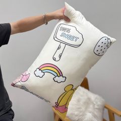 Ruột Gối Bông Đậu Cotton Đũi của nhà MARK HOME size 48*74cm PoohSweet