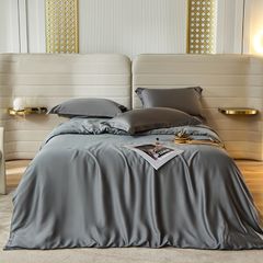 Bộ chăn ga gối Tencel 60s Museland Basic mầu đơn sắc Pastel Sang trọng hiện đại