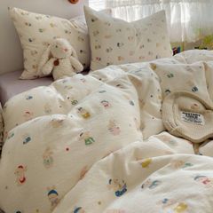 4Pcs Cloud Linen | Set Đũi Mây Phong cách trẻ trung hiện đại | ID 4PCSCLOUDLINEALL10-20