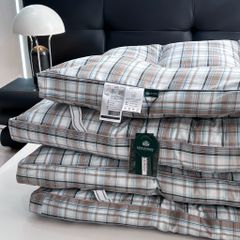 TOPPER KHÁCH SẠN | LOGAN & MASON HOTEL TOPPER EVERYDAY COMFORT | ID05 COLOR MODERN PLAID PATTERN
