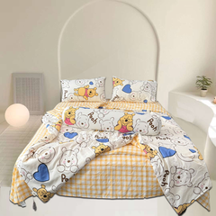 Bộ Chăn Ga Gối Chần hè Cotton Disney Home xinh xắn