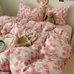 Bộ vỏ chăn ga Cloud Linen - Đũi Mây Phong cách trẻ trung hiện đại  ID 4PCSCLOUDLINEALL10-20
