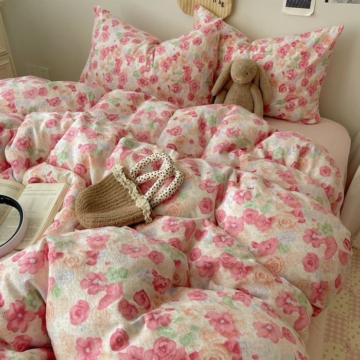 4Pcs Cloud Linen | Set Đũi Mây Phong cách trẻ trung hiện đại | ID 4PCSCLOUDLINEALL10-20