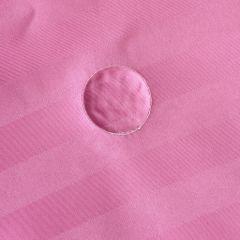 5Pcs Duvet Cover Set Hotel High density Glossy Silk Satin Magenta