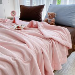 Bộ Chăn Chần Hè Đũi Mây MINIMASLIM Mềm Mát Chuẩn Gu – Full Set 5 Món Cao Cấp Cho Phòng Ngủ Hiện Đại 5PCLOUDMIXSUM01